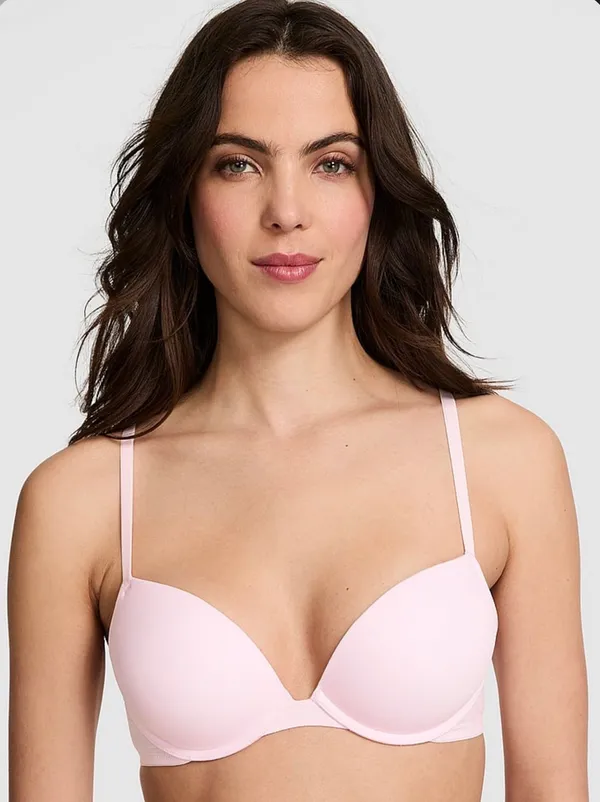 VICTORIA'S SECRET PINK Super Push-Up Bra VS Pink Tulip 36D - Image 4