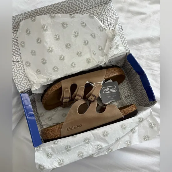 Birkenstock Florida BS Tabacco Brown Sandals - Image 3