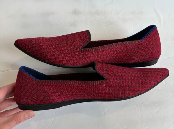 Rothy’s The Point Ballet Flats in Rare Limited Edition Scarlett Tweed - Image 9