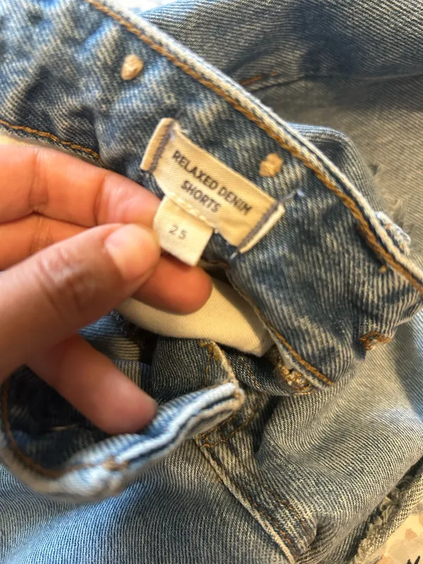 Madewell Relaxed Denim Shorts 25 Distressed - Image 7