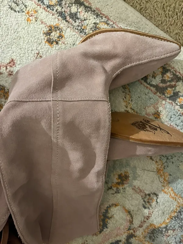 Free People Suede Boots - Image 4