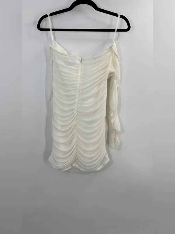 Michael Costello x REVOLVE Paola Mini Dress - White - Image 9