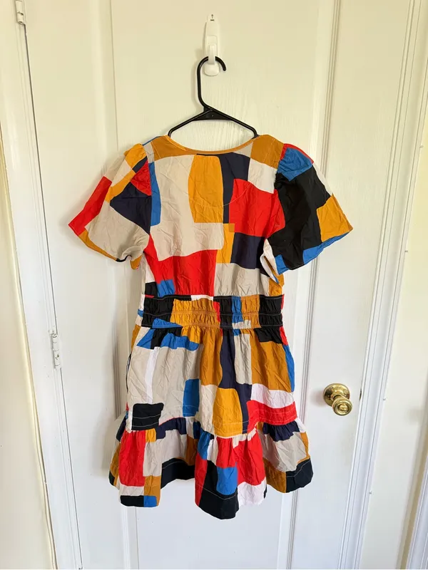 Anthropologie Somerset Mini Dress in Multicolor Block Print - Image 5