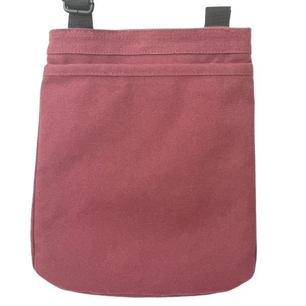 KAVU Keeper Crossbody Bag Maroon Small Canvas‎ Rope Strap Gorpcore Hiking Pouch - Image 2