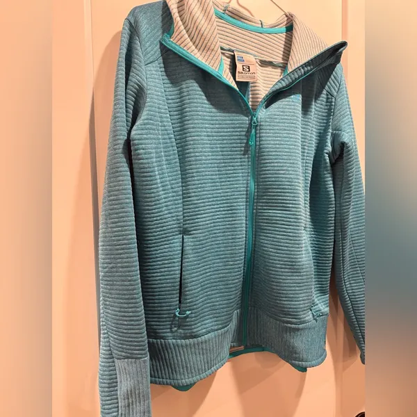 SALOMON Womens‎ Right Nice Mid Hoodie Jacket Size Large - Image 5