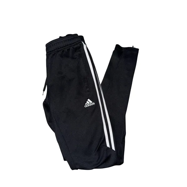 adidas Tiro 17 Training Pant Women legging jogger sweatpants pockets black white - Image 5