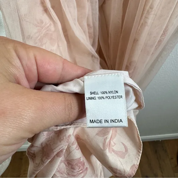 Ivy City Co NWT‎ Last Songbird Pink Fairy Whimsical Modest Midi Dress Medium - Image 12