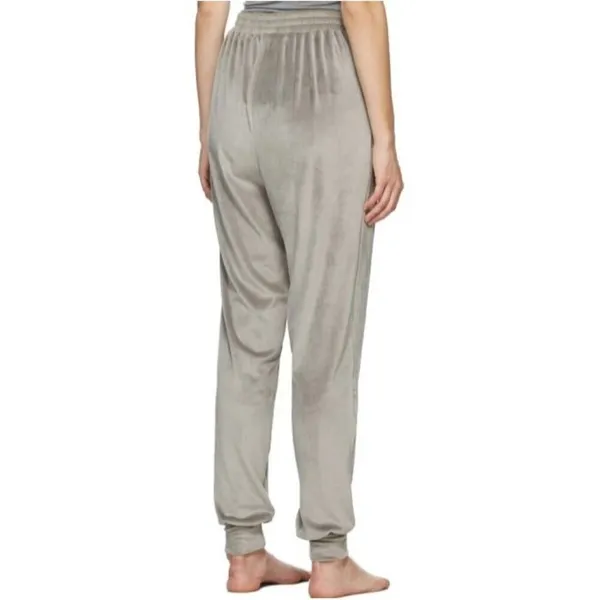 Skims Velour Jogger Pants Womens‎ Large Gray Stretch Cozy Minimalist Lounge - Image 3