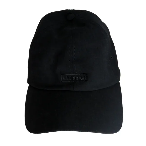Lululemon Baller Hat Soft Embroidery Black Cap Women's Cap Adjustable Hat - Image 3