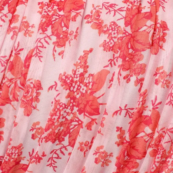 NWT Lulus Hot Off The Mesh Pink Floral Ruched Bodycon Halter Mini Dress LARGE‎ - Image 6