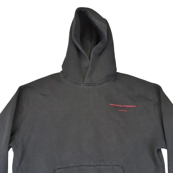 Alexander Wang‎ Black Saw Blade Hoodie Industrial Strength Women's XS Pullover - Image 3