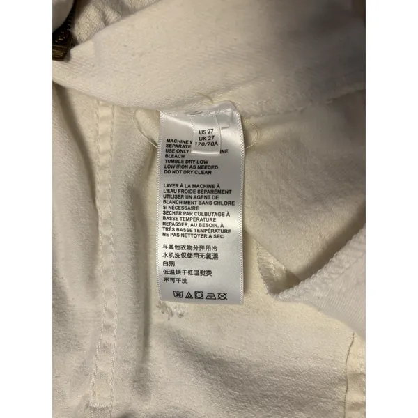 BDG Urban Outfitters Cream Carpenter Pants Size 27 Workwear Utility Chore Pants - Image 9