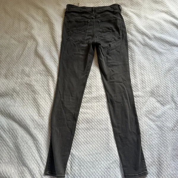 Abercrombie and Fitch Button Fly Super Skinny High Rise Jeans - Image 5