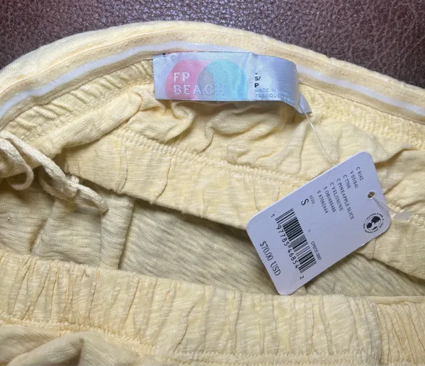 Free People Beach Women’s Small Peyton Maxi Tube Dress New NWT Pineapple Slice - Image 9