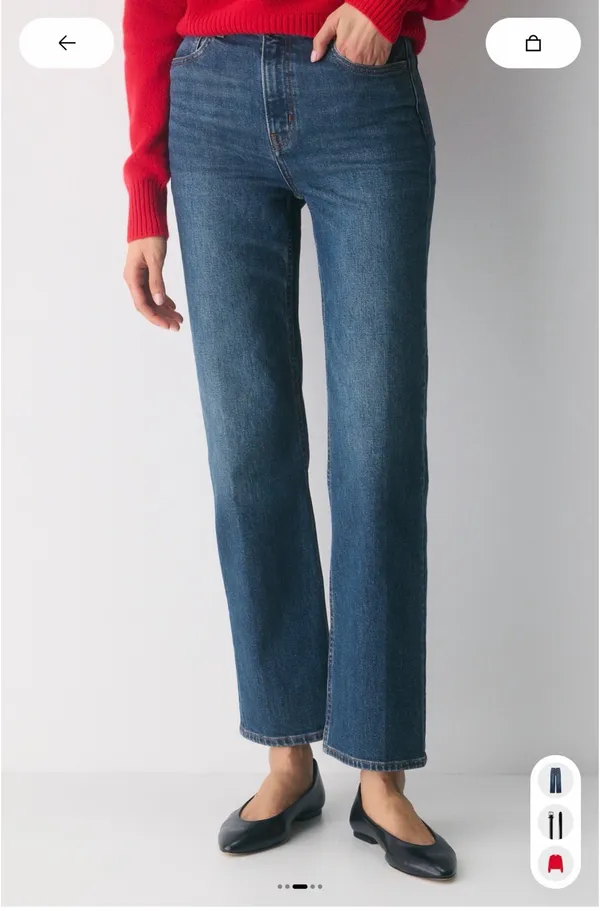 Denim Forum Aritzia Arlo High-Rise Straight Jeans - Image 4