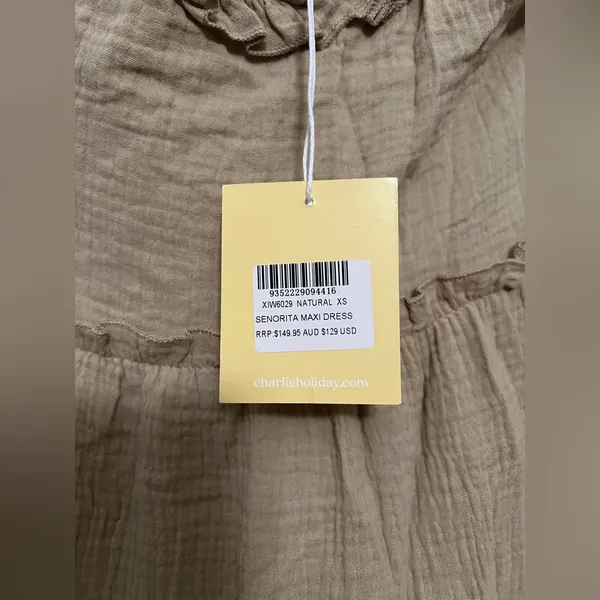 Anthropologie / Charlie Holiday Senorita Maxi Dress | Size 2 Boho coastal‎ - Image 7