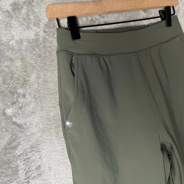 Figs On Shift High Waisted‎ Contourknit Slim Pants XS Moss Green Nursing New - Image 3