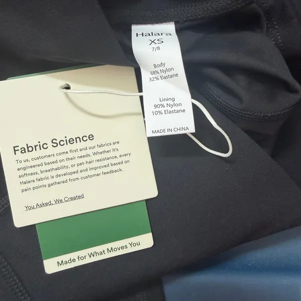 Halara Size XS 7/8 Black Leggings NEW Smooth Solid Stretch NWT - Image 4