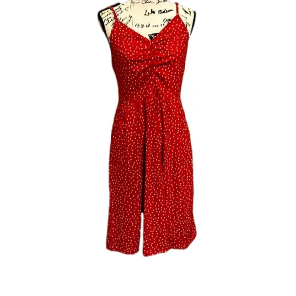 Laishen Spaghetti Strap Dress Size medium NWT Red - Image 2
