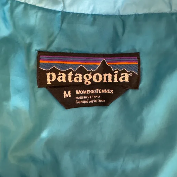 3008 | Patagonia Nano Puff Quilted Pullover Jacket Blue Women M - Image 7