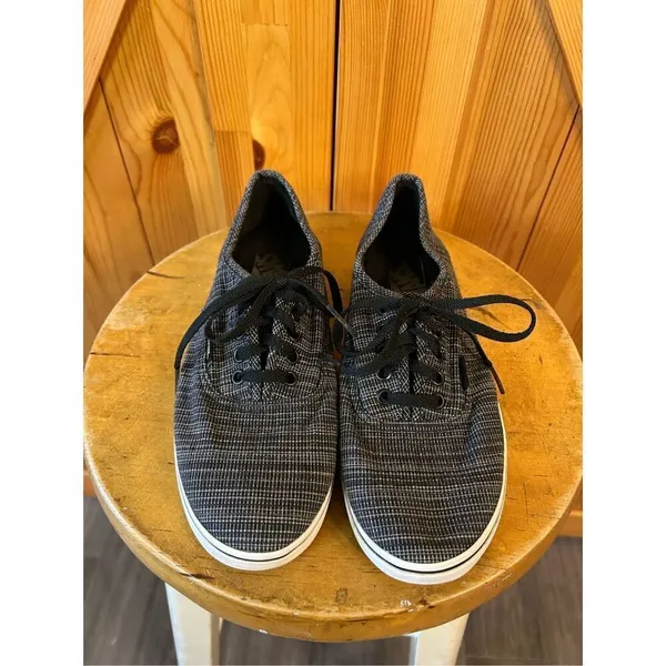 VANS  AUTHENTIC CHAMBRAY LOW PRO SNEAKERS 8 - Image 2