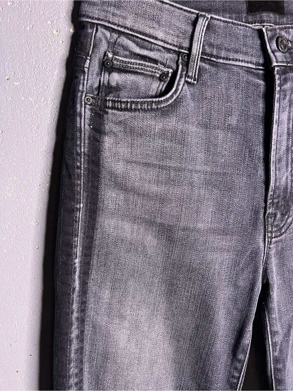 Mother Denim Insider Step Crop Fray in “Miss Moody Two Shoes Racer” size 28. - Image 6