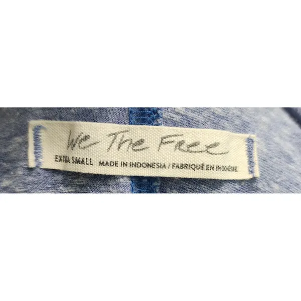 We The Free Women's‎ XS Blue Tank Top with Ring Detail Casual Sleeveless - Image 3