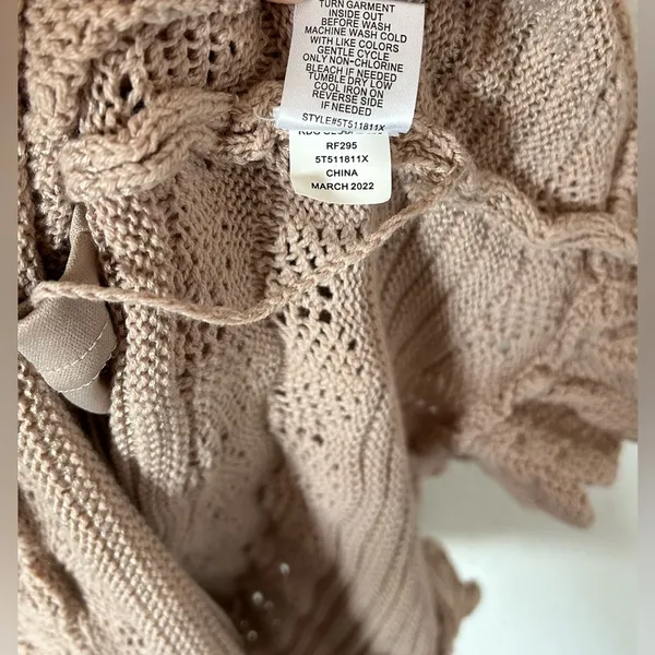 Freshman 1996 crochet midi dress sz small - Image 11