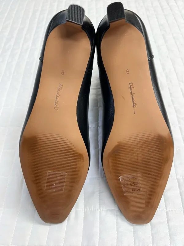 Madewell The Dimes Chelsea Boot Leather in Black Size 9 - Image 10