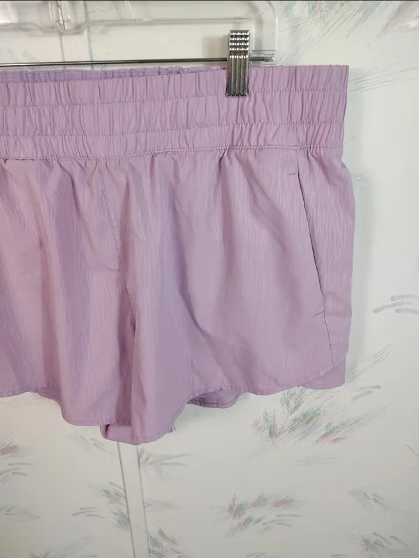 Avia Light Purple Athletic Shorts - Image 3