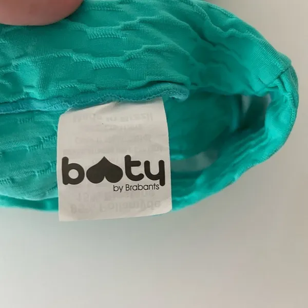 Booty‎ By Brabants Aqua/Seafoam Sports Bra Top Original Fabric - Image 3