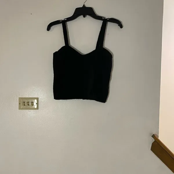 NWT Vero Moda Vmjoleen Sweater Tank Black Size Small - Image 5