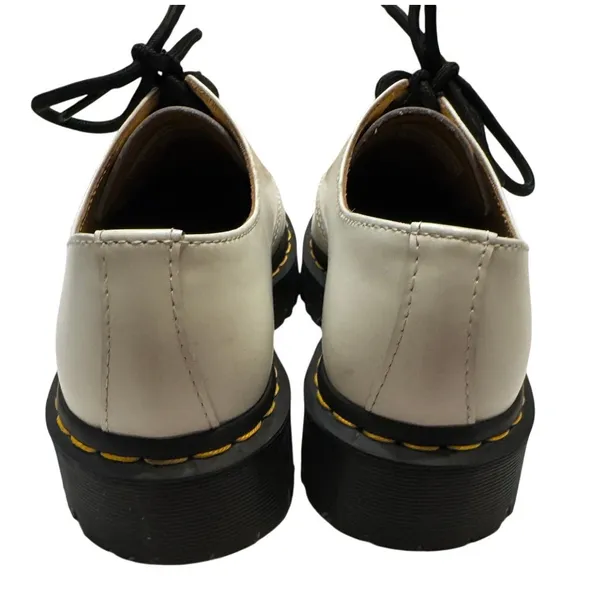 Dr. Martens 1461 Quad Platform Derby Shoes White Leather US Women’s 6 - Image 3
