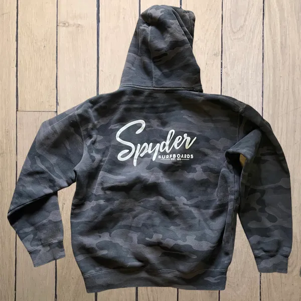 Spyder Large Camo Surfboards Hoodie - Image 4