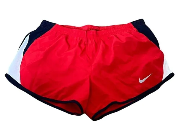 Nike Women's Dri-FIT Tempo Running Shorts Red Size M Activewear - Image 3