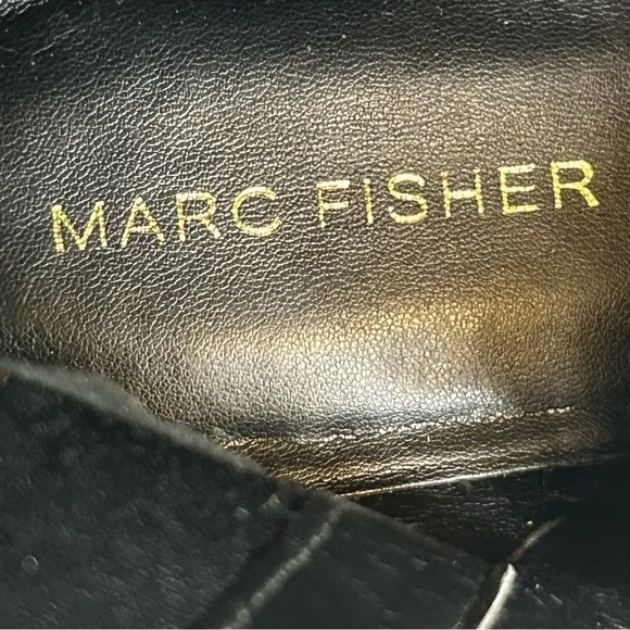 Marc Fisher Alexis Black Leather Riding Boot Size 7‎ - Image 12