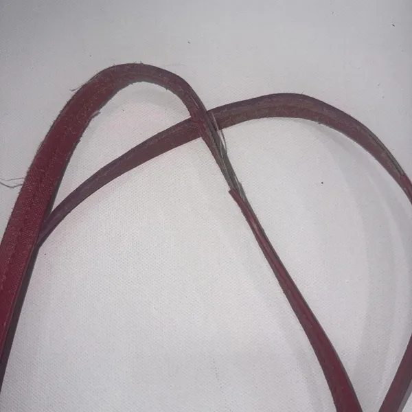 JPK Paris 75 Designer‎ Minimalist Canvas Carry Travel Red Crimson Tote Bag Purse - Image 15