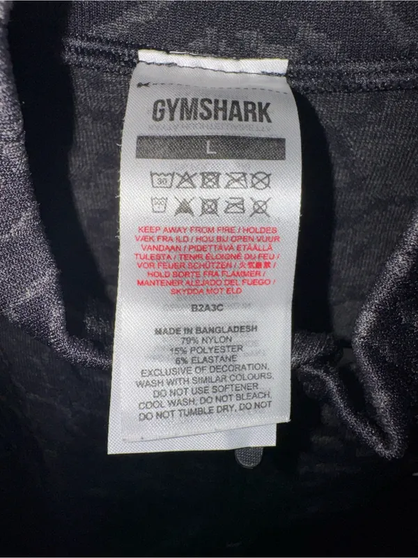 ADAPT ANIMAL SEAMLESS CROP 1/2 ZIP Size Large NWOT - Image 4