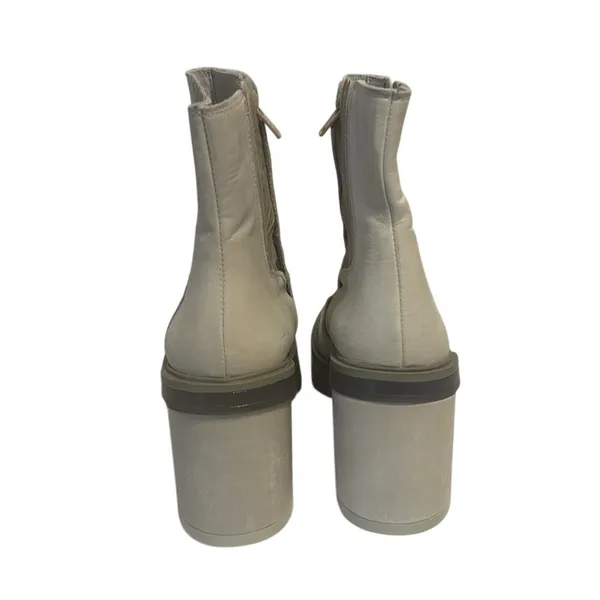 Free People Women's New Frontier Chelsea Boots Off White Size 9.5 festival - Image 8