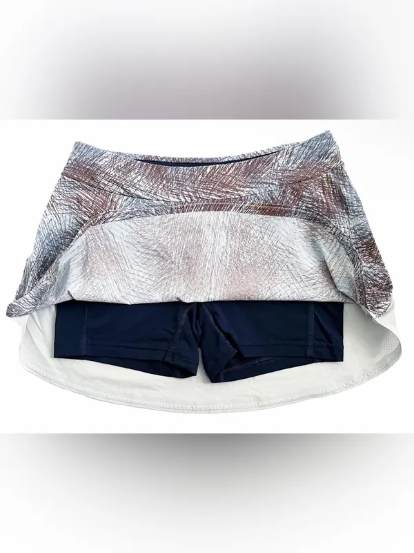 Outdoor Voices Womens Skirt Lined Short Golf Tennis Performance Blue -medium - Image 4