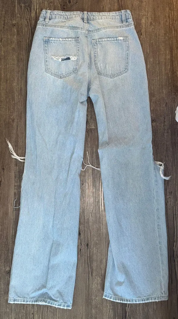 Altar’d State Wide Leg Ripped Jeans - Image 2