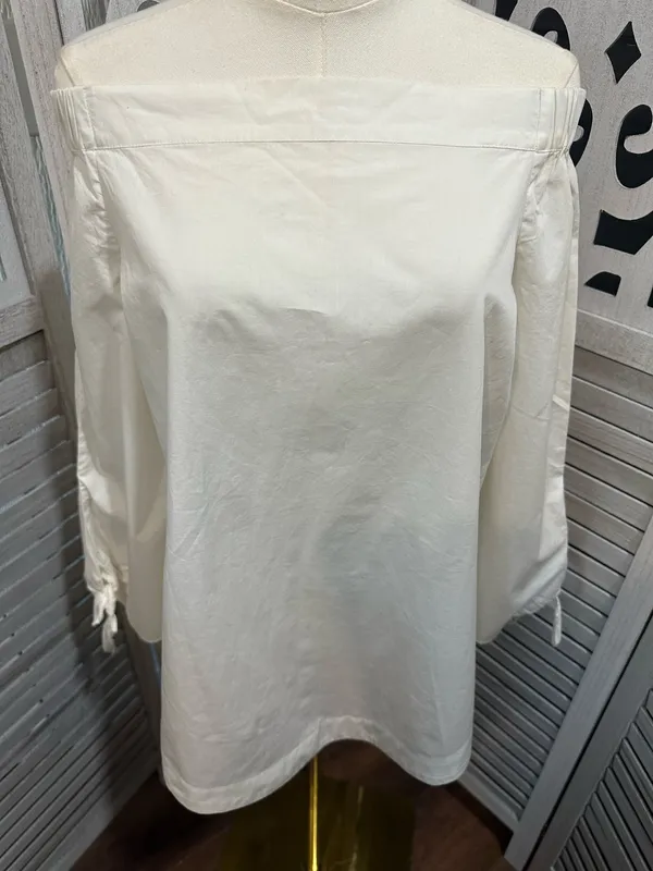 Free People Off show white off shoulder size XS - Image 2