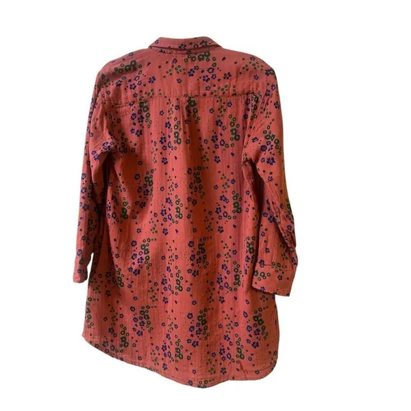 Natural Life shirt dress floral print sz Small - Image 4