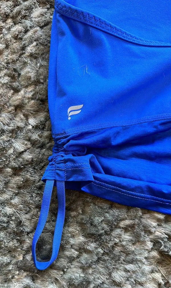 Fabletics workout top in blue - Image 5