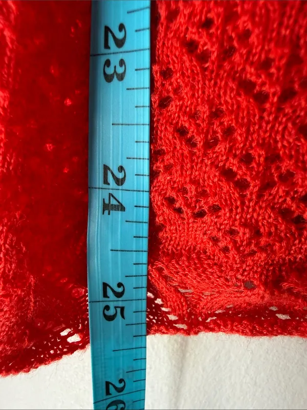 Modcloth Red Knit Peplum Sweater - Image 6