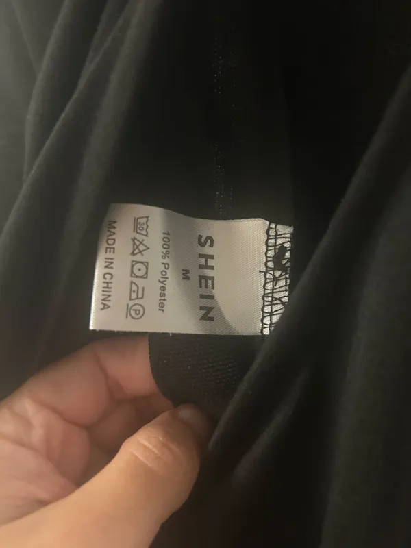 SHEIN Black Overall Jumpsuit Size Medium - Image 5