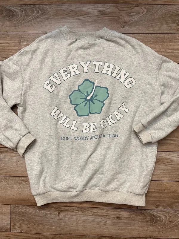 Sunkissed coconut crewneck sweatshirt Gray Size L - Image 4