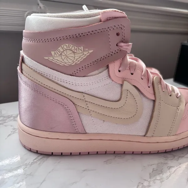 Nike AIR JORDAN 1 HIGH METHOD OF MAKE Pink Oxford Size 8.5 Women’s - Image 5
