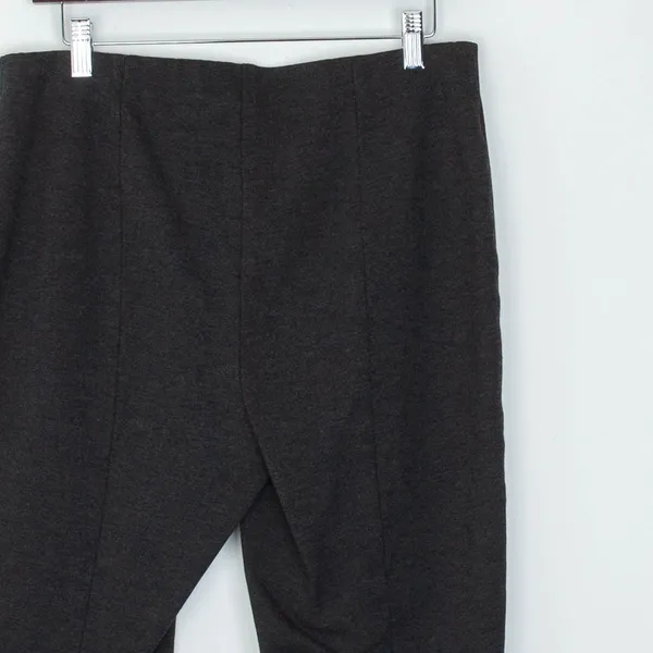 J. Jill Ponte Slim Leg Pull‎ On Pants Size M Dark Gray Stretch Everyday Capsule - Image 6