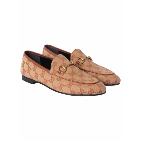 Gucci Jordaan GG Monogram Horsebit Loafer Ruggine Rust Size 40.5 - Image 3